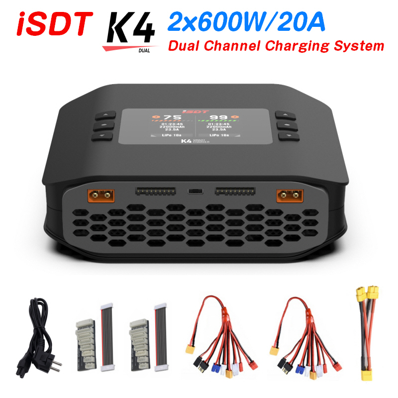 ISDT K4 1~8S Lithium Battery S - Isdt K4 Dual Lipo Charger recension och pris