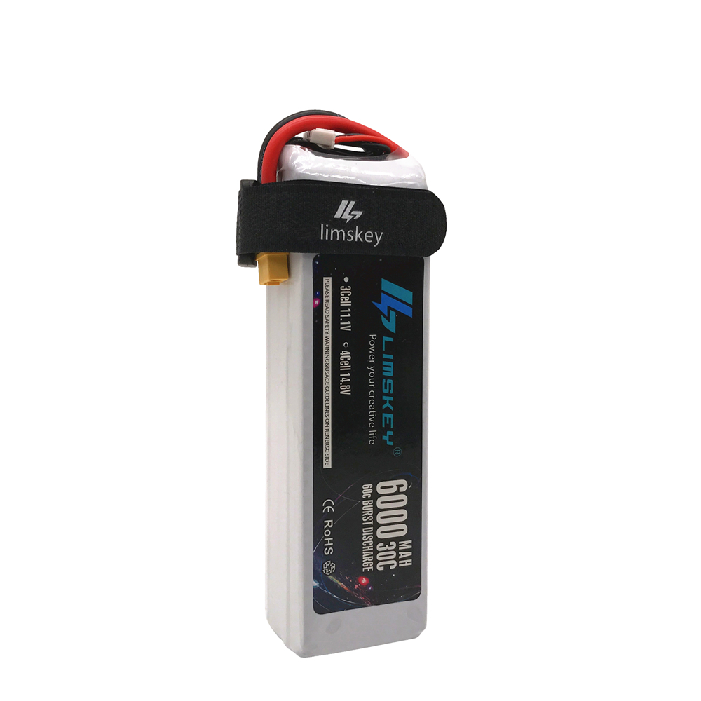 Lismkey 14.8V 6000mAh 30C Burs - 4S Lipo Battery 14.8V 6000Mah recension och pris