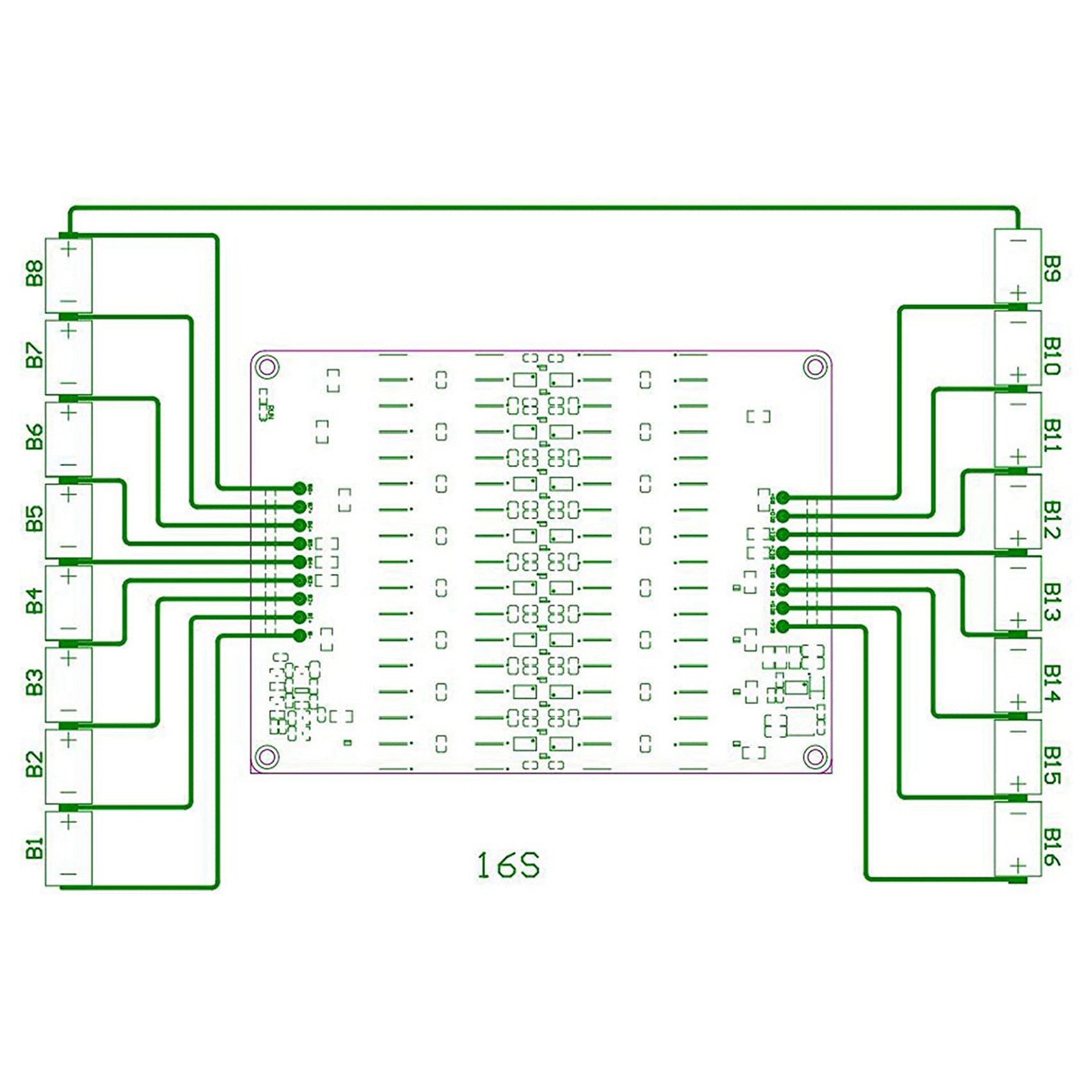 B04C-2X 12S 13S 14S 15S 16S Ac - 12S Lipo Battery Balancing Board recension och pris