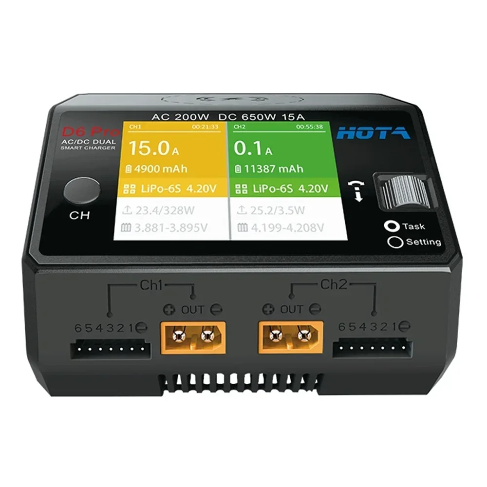 HOTA D6 Pro Dual Channel Smart - Hota D6 Pro Dual Lipo Charger recension och pris