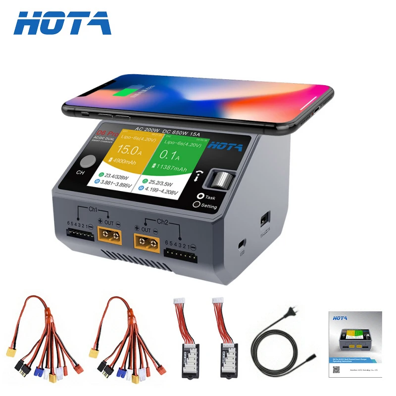 Hota D6 Dual/Pro Smart Charger - Hota D6 Pro Dual Lipo Charger recension och pris