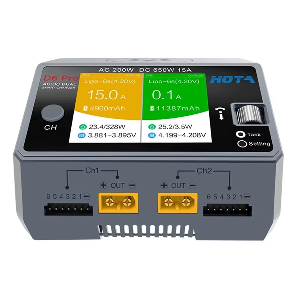 HOTA D6 Pro Dual Channel Charg - Hota D6 Pro Dual Lipo Charger recension och pris