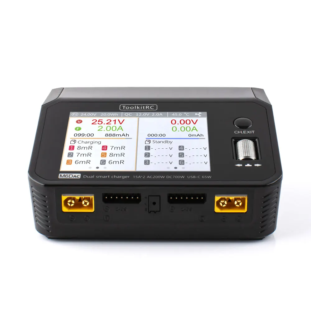 ToolkitRC M6DAC AC 200W DC 700 - Toolkitrc M6Dac Smart Charger recension och pris
