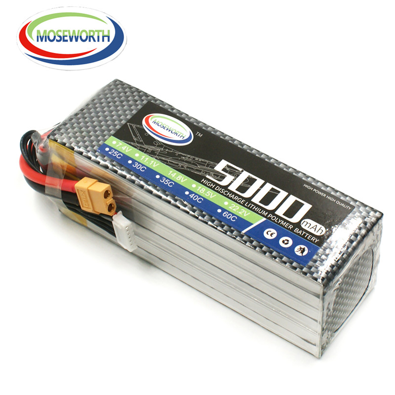 6S 22.2V 5000mAh 60C RC Toy Li - 6S Lipo Battery 22.2V 5000Mah recension och pris