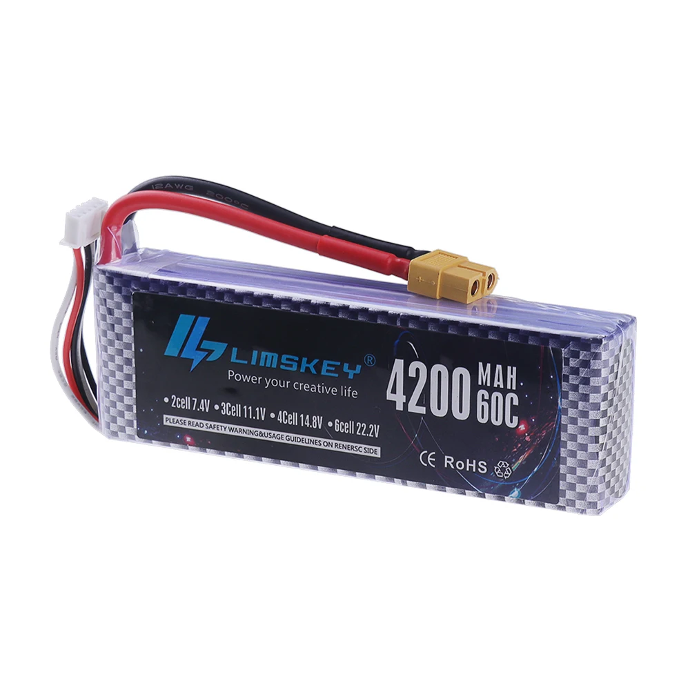 60C Lipo Battery 14.8V 4S 1500 - 4S Lipo Battery 14.8V 6000Mah recension och pris