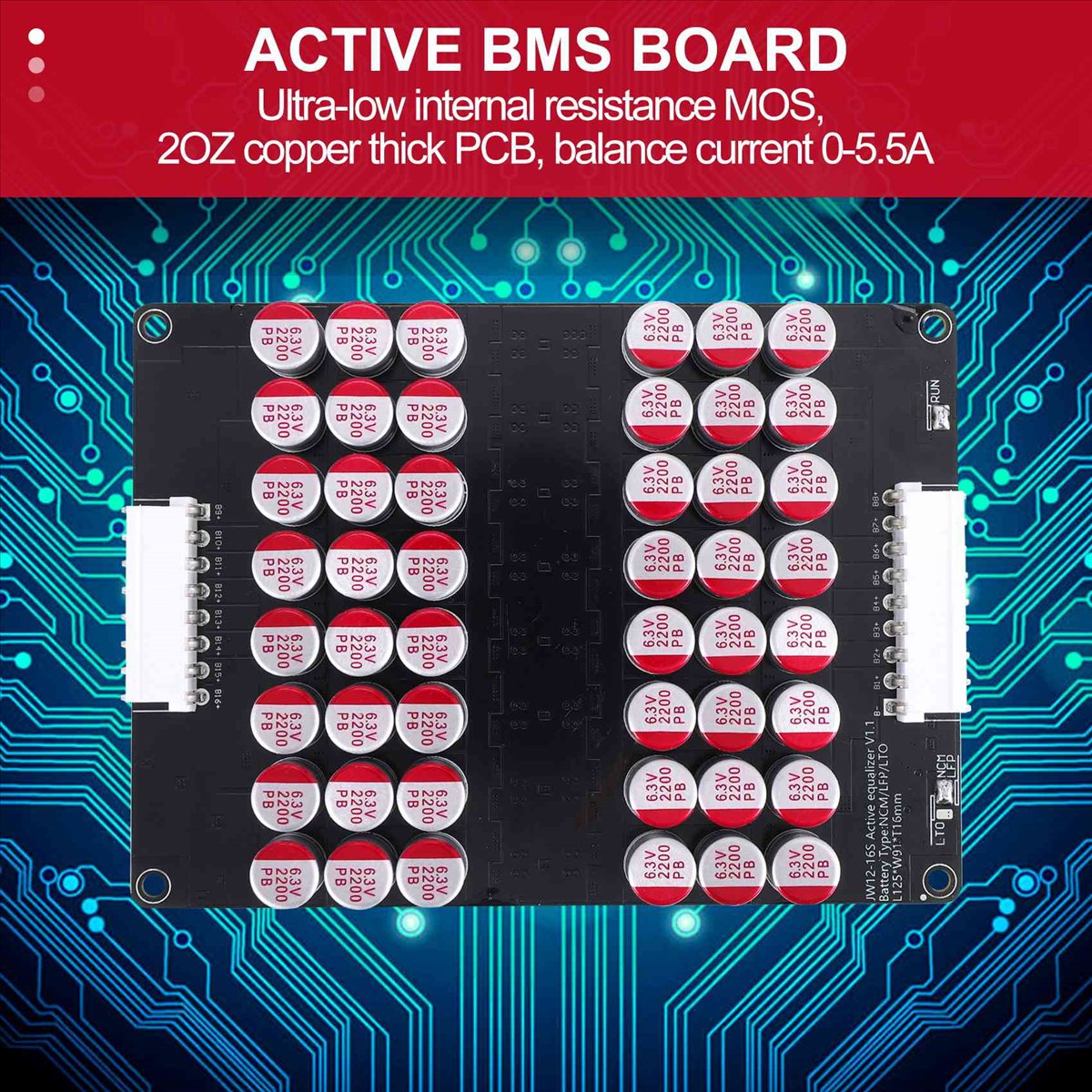 *ONE DAY 12S 13S 14S 15S 16S A - 12S Lipo Battery Balancing Board recension och pris